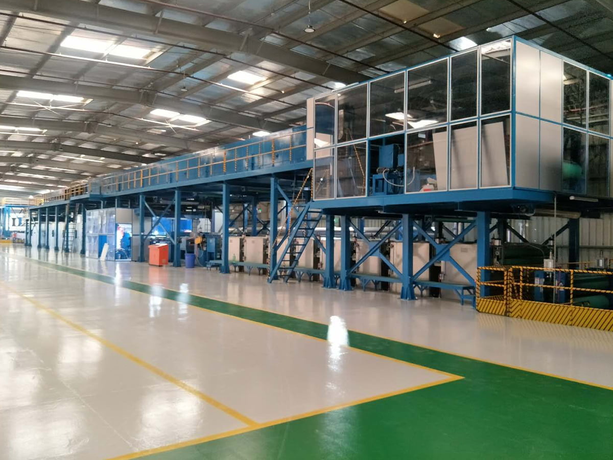 Aluminium/stål Coil Coating and Printing Line