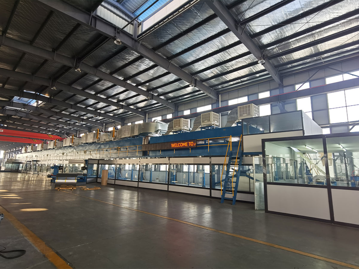 Kombinert Roller Coating og Spray Coating Line